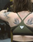 WOMEN'S NIKE INDY SPORTS BRA - GREEN