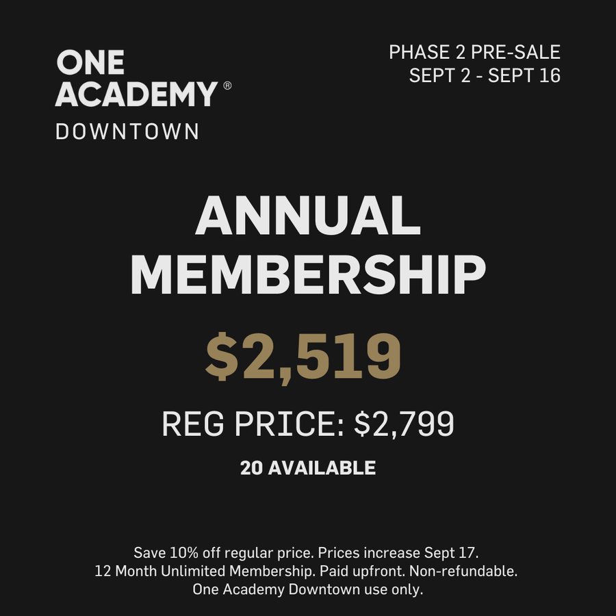 PHASE 2: ANNUAL UNLIMITED - OA DOWNTOWN