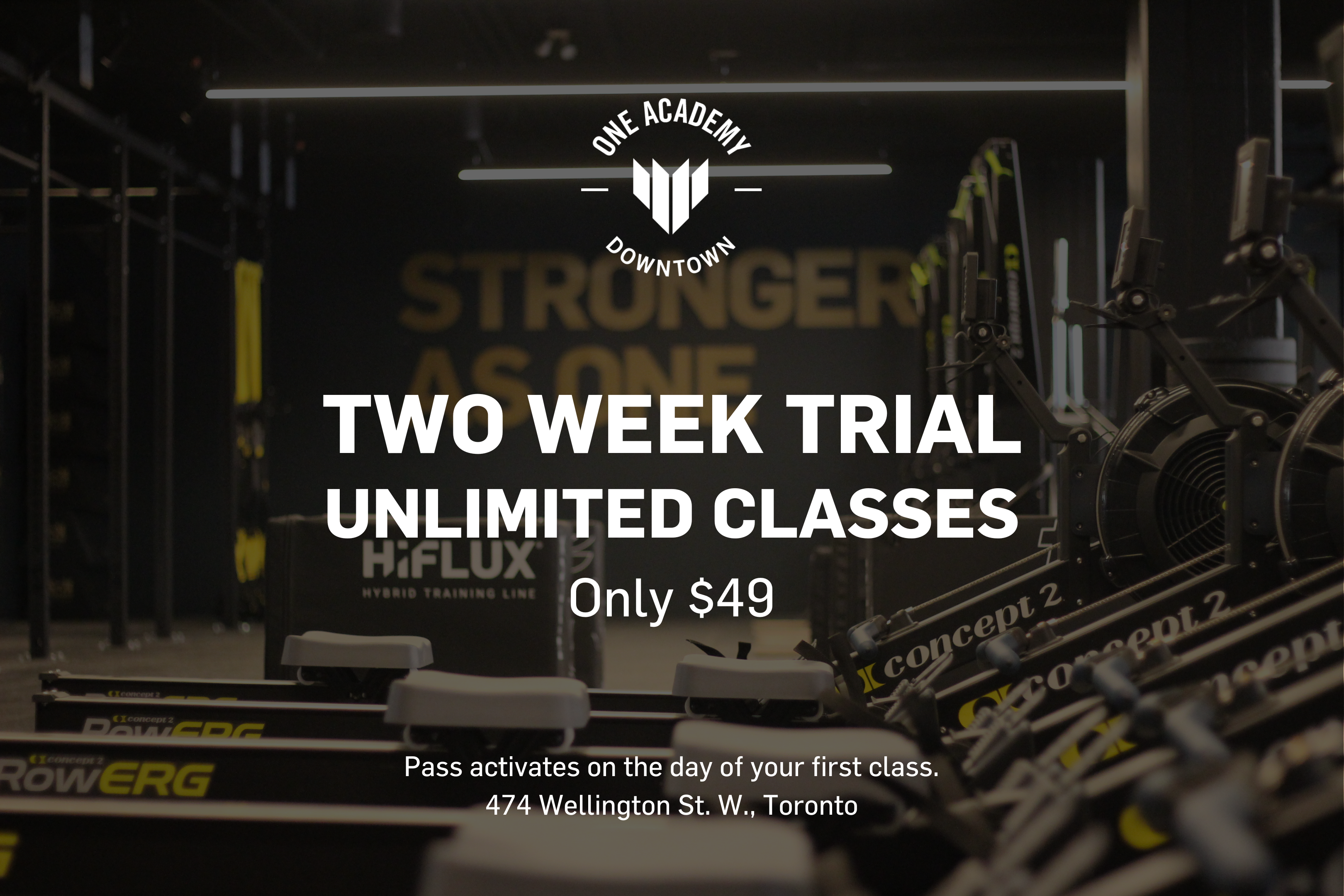 OA DOWNTOWN TWO WEEK TRIAL - $49