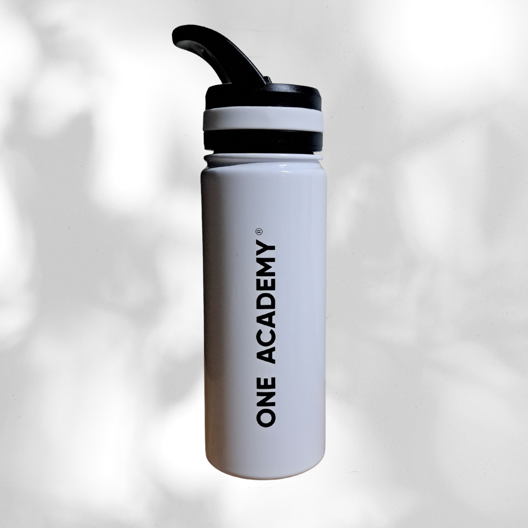 OA Metal Water Bottle, White - SS25