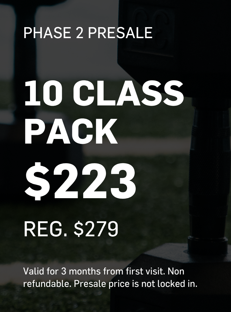 PHASE 2: 10 CLASS PACK - THE GLEBE